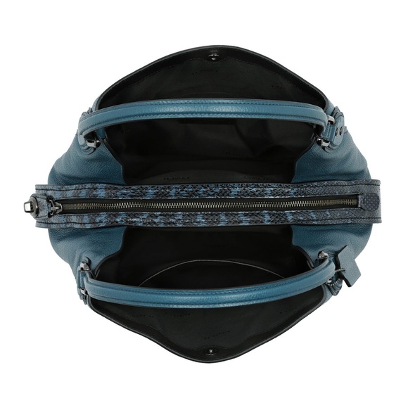 Sold - Coach Edie 31 Mixed Materials Snake Mineral - Picture 5 of 7